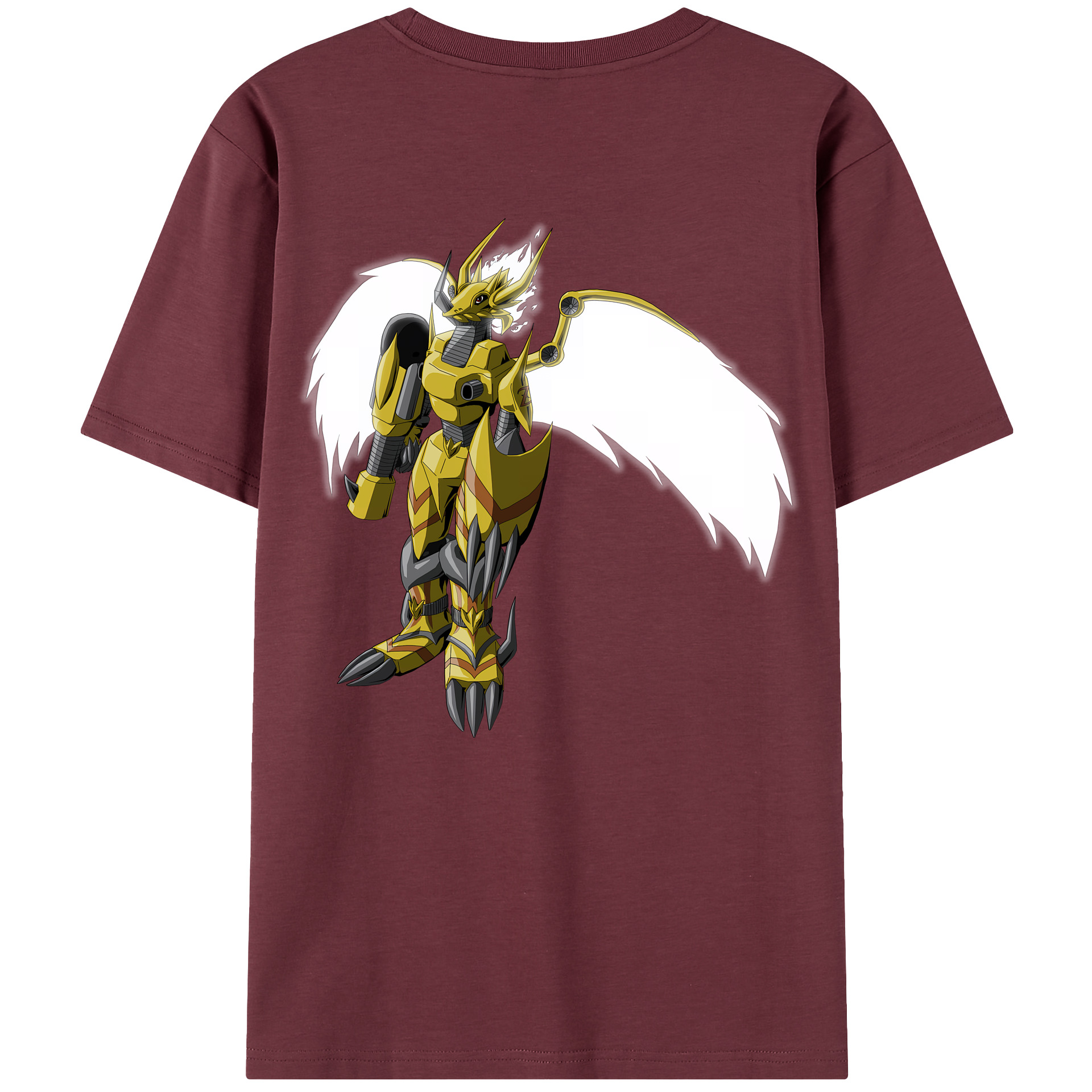 （画像用） Digimon デジタルモンスター/デジモン 綿100％半袖Tシャツ（背面プリント）